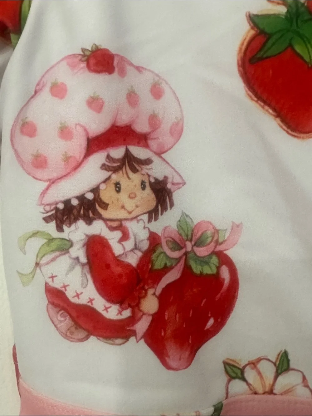Strawberry Shortcake Toddler Girl Puff- Sleeve One- Piece Swimsuit Sizes 4T